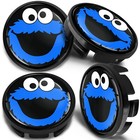 65mm Alloy Wheel Centre Caps Hub Center Rims 3B7601171 / 6U7601 171 Blue Black