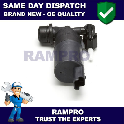 Rampro Windscreen Washer Pump Front Rear Fits Renault Clio (Mk3) 197