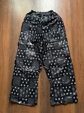 Women's African Print Stretch Wide Leg Pants