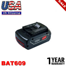 18V BAT609 Replacement Battery for Bosch 18V 6.0Ah Li-ion Power Tool with LED US