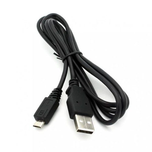 CZARNY KABEL MICRO USB SZYBKA ŁADOWARKA PRZEWÓD ZASILAJĄCY PRZEWÓD SYNCHRONIZACJI DANYCH DO TELEFONU I TABLETÓW - Zdjęcie 1 z 2