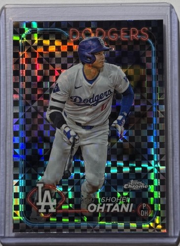 2024 Shohei Ohtani Topps Chrome Xfractor Refractor #1 Dodgers
