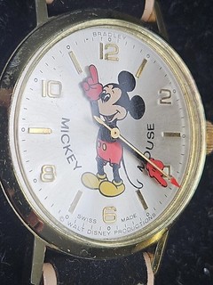 Walt Disney 50 Years Commemorative Anniversary Mickey Mouse Watch 1973 Bradley