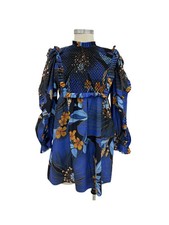 NWT  Farm Rio PIETRA Floral Mini Dress Large