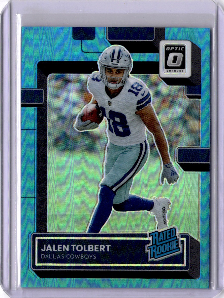 2022 Donruss Optic #231 Jalen Tolbert Aqua #/299