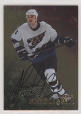1998-99 ITG Be A Player Gold Auto Andrei Nikolishin #300 Auto 0g4