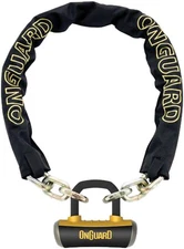 OnGuard Mastiff 10mm Titanium-Reinforced Steel Chain & 13mm Lock - Anti-Theft