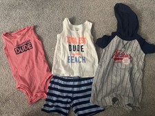 Baby Toddler Boy 3 Pack Bundle Size 12-18 Months Shirts And Outfits