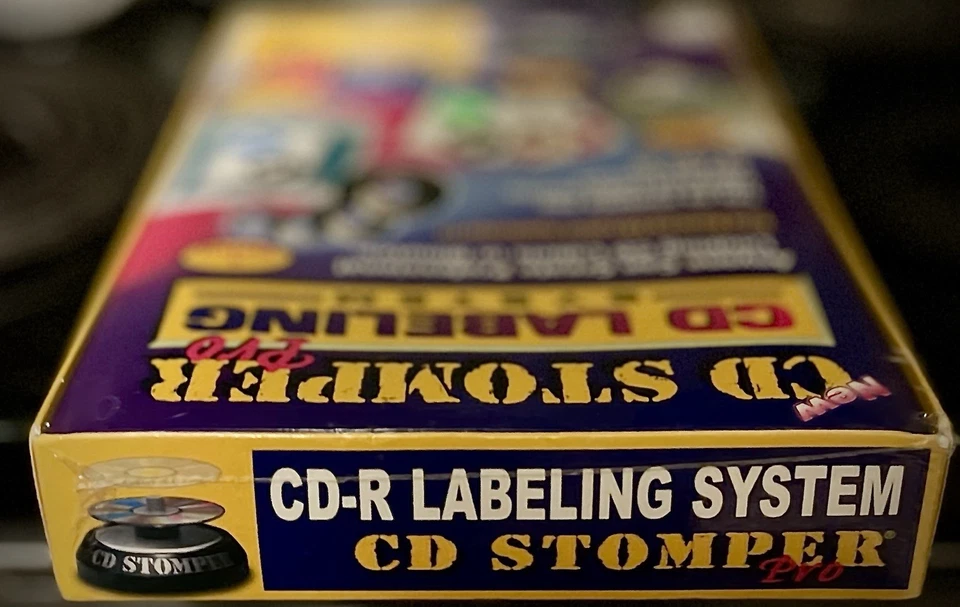 CD Stomper Pro Image Editor Label Maker Software: • Retro PC MAC CD-ROM Sealed - Image 3 of 4