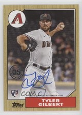 2022 Topps Update 1987 Topps Baseball Auto Tyler Gilbert #87BA-TG Auto 2g8
