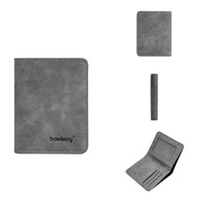 Men's Short Wallet Simple Casual Card Clips Slim Male Wallet