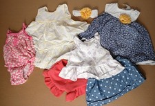 8 Piece Baby Girls 6 Months Summer Spring Clothing Lot Strasburg Dresses Carters