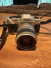 Vivitar V-4000 35mm SLR Camera Kit w/ 35-70mm Lens And Wide Angle Lens
