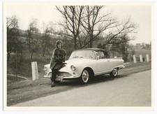 Auto Union 1000 SP DKW - Donna Strada - Vecchia foto anni '60