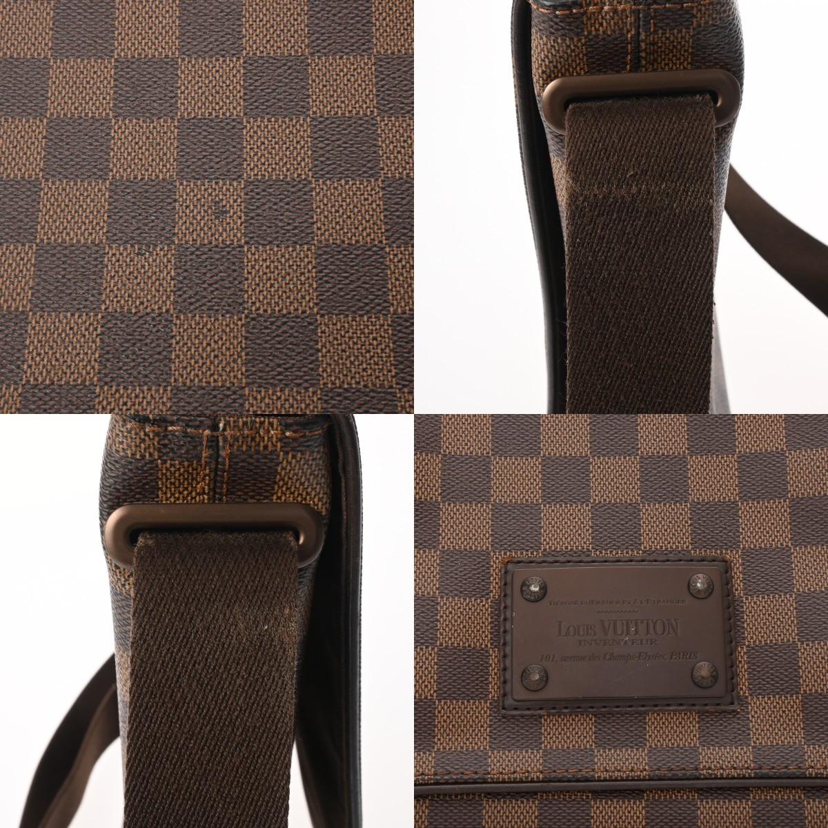ルイビトン ブルックリンPM Louis Vuitton Brooklyn Messenger Bag PM Brown Leather for sale