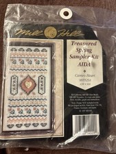 Mill Hill Treasured Spring Sampler Kit Cameo Heart MHTS16 Sealed Vintage 90s
