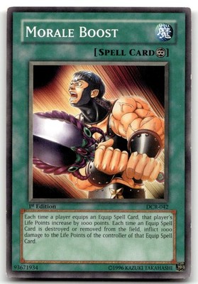 Morale Boost DCR-042 1st Edition Common Yu-Gi-Oh TCG MP