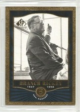 Branch Rickey Dodgers 2001 Upper Deck SP Legendary Cuts Baseball card