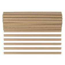 30Pcs Wall Paneling MDF Wall Panels DIY Material Art Decor 40cm X 1.5cm X 0.9cm
