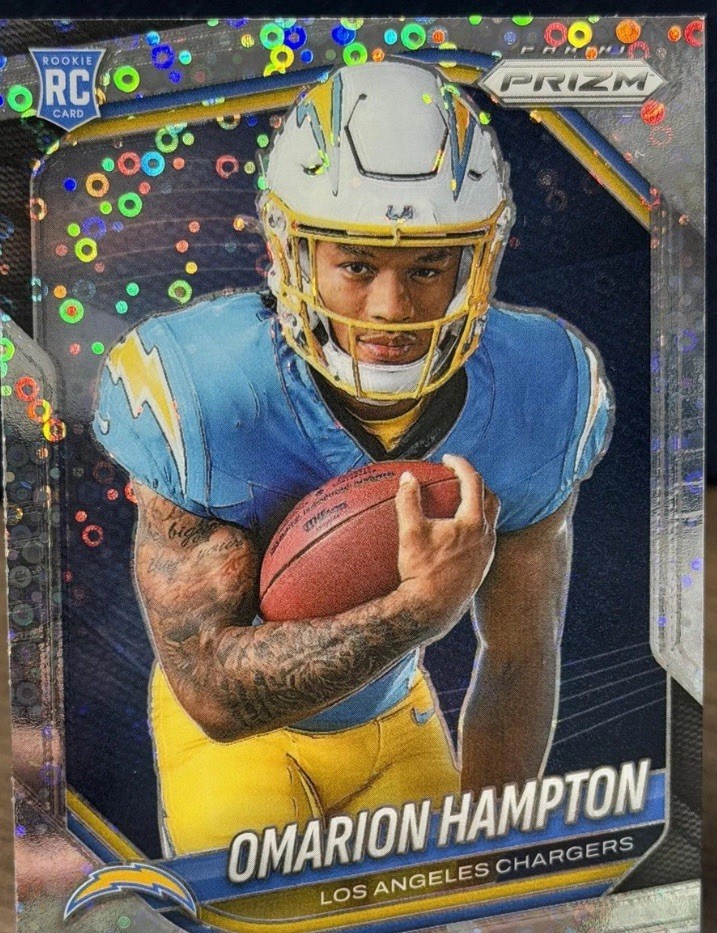 2025 Panini Prizm #423 Omarion Hampton No Huddle