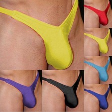 New Arrivals Men's Nylon G string Thong Jockstrap Bikini Underwear Briefs