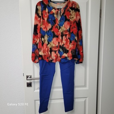 Designbluse  ICHI  bunt  gr 40 neuwertig
