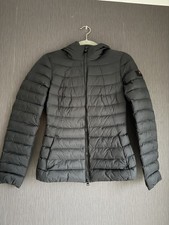 Winterjacke Damen Steppjacke Tailliert Peuterey Schwarz Neu mit Etikett