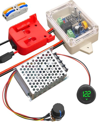 #ad #ad Power Wheel Adapter Kit Fit for Milwaukee M18 18V Battery with Voltage Regulator $35.99