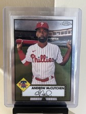 2021 Platinum Topps Chrome Anniversary #271 Andrew McCutchen Base Set Philies