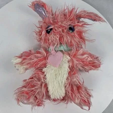 Little Live Scruff-A-Luvs Mystery Rescue Pet pink white plush cat purple ears 9"