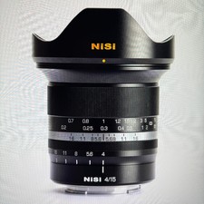 NiSi (Canon RF mount) 15mm F4 ASPH. - opened, unused