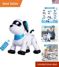 Exciting RC Robot Dog with Dancing Modes   Kids  Electronic Pet Toy in Blue