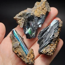 Vivianite Crystal Cluster (20