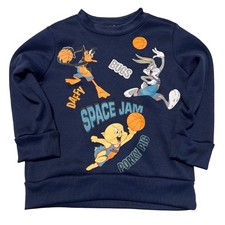 Space Jam Vintage Long Sleeve Sweatshirt 4t Looney Tunes Bugs Bunny Tune Squad