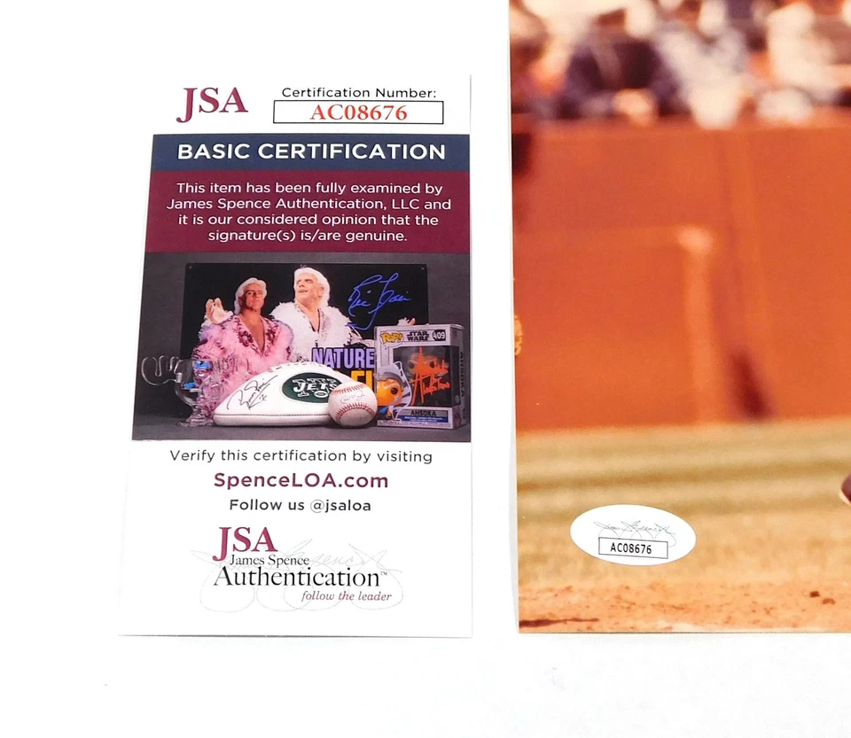 Orlando Cepeda Signed 8 x 10 Color Photo Pose #1 Giants JSA Auto - Image 3 of 3