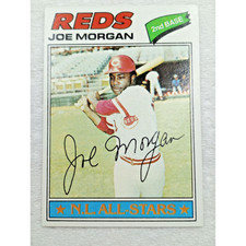 Baseball Card 2nd Base 1977 Joe Morgan Cincinnati Reds NL All Stars Tops NL
