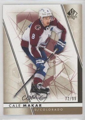 2022-23 SP Authentic Limited Gold 72/99 Cale Makar #82 00d2