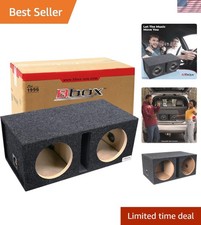 Pro Audio Tuned Dual 10 Inch Vented Subwoofer Box - Perfect for Cars & Trucks