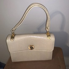 1950s 1960s Stylecraft Miami Yellow Vinyl Handbag, Vintage 50s 60s Yellow Purse