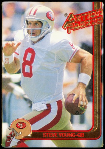 Steve Young #80 1991 Action Packed Rookie Update card