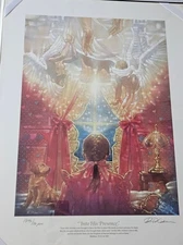 Ron DiCianni Into His Presence Signed Lithograph #1973/10000 DaySpring COA
