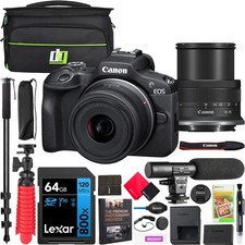 Canon EOS R100 Mirrorless Camera + RF-S 18-45...