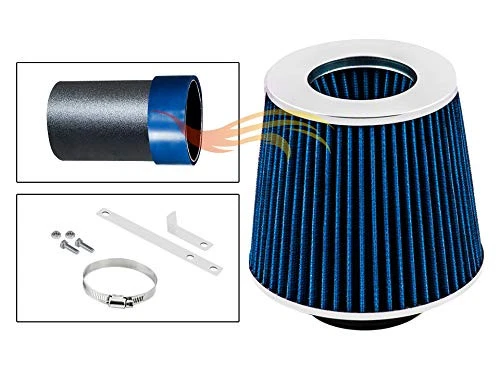 Kit de admisión de aire BCP RW AZUL para 93-04 Intrepid/300M/LHS/Vision/Concorde V6 + filtro Foto 3 de 3