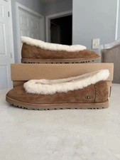 Size 8 Women’s - UGG Zora Ballet Flat Chestnut 1178111-CHE Slip On Shoes IN HAND