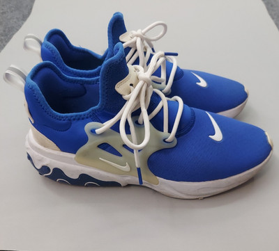 Nike React Presto Sneakers Mens 8.5 Hyper Royal Blue Shoes AV2605-401