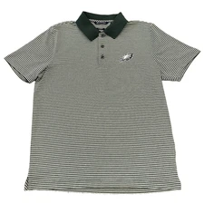 NWT Cutter & Buck Philadelphia Eagles Stripe Polo Size Men's Medium Tailored Fit