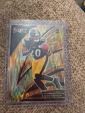 2025 PANINI SELECT 252 KALEB JOHNSON COPPER SHOCK /899 - Steelers (RC)