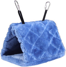   Plush Snuggle Bird Hammock Hanging Snuggle Cave Happy Hut Bird Parrot Hideaway