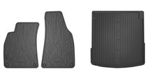 Frogum Fußmattensatz Autoteppich + Kofferraumwanne für Audi A4 8E2 B6