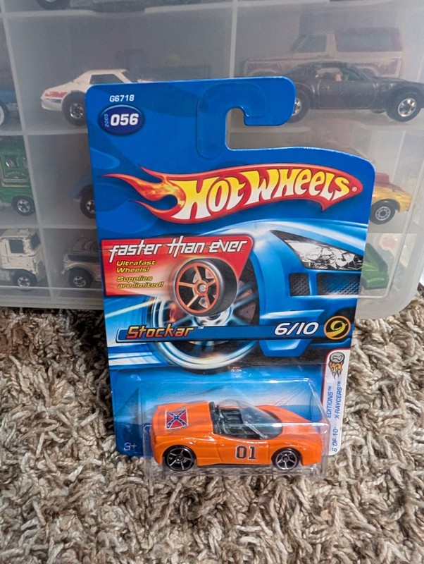 Convertible Sports Car hot Wheels dukes of Hazzard general Lee custom..
